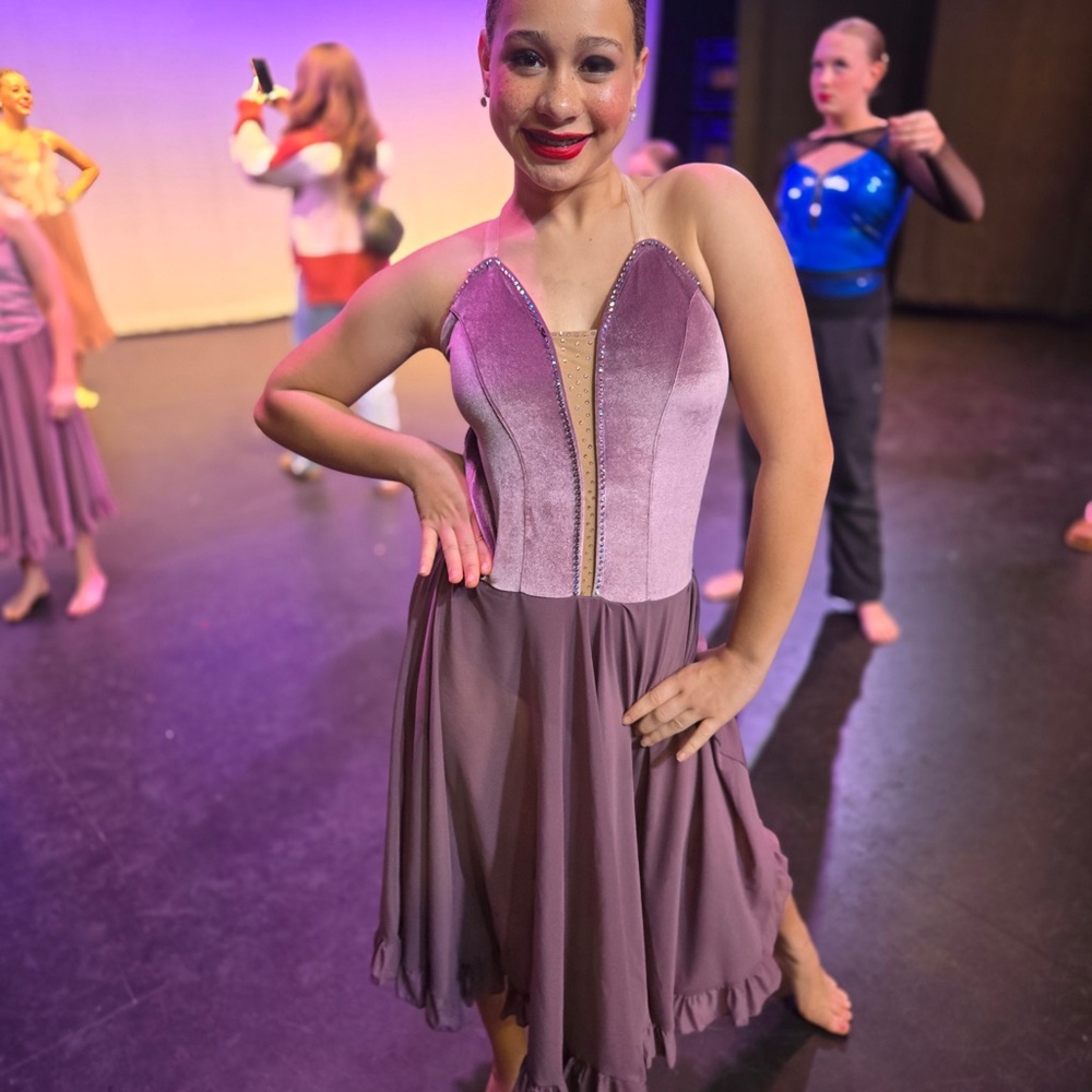 Plum Lyrical Dance Costume! - image 2